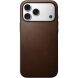 Защитный чехол Nomad Modern Leather Case для iPhone 17 Pro Max (NM014278858) - Brown (411121Z). Фото 3 из 15