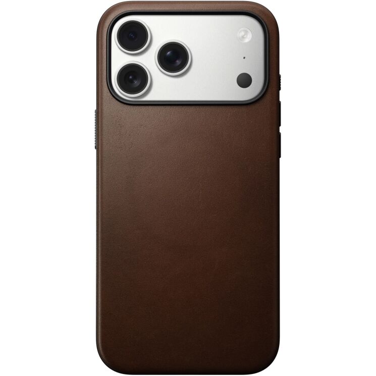 Защитный чехол Nomad Modern Leather Case для iPhone 17 Pro Max (NM014278858) - Brown: фото 3 из 15