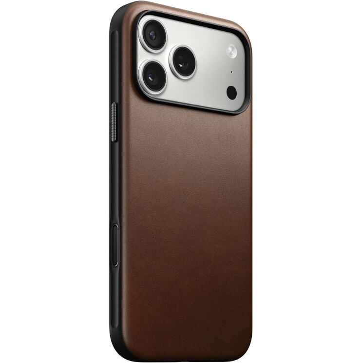 Защитный чехол Nomad Modern Leather Case для iPhone 17 Pro Max (NM014278858) - Brown: фото 2 из 15