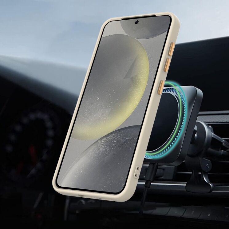 Защитный чехол Reframe Draco Casе для Samsung Galaxy S24 (S921) / Galaxy S25 (S931) - Apricot: фото 7 из 7