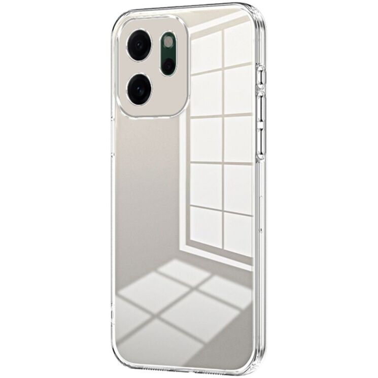 Защитный чехол Reframe Electroplating Frame для OPPO Reno 14 F/FS - Transparent: фото 1 из 7