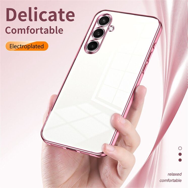 Защитный чехол Reframe Electroplating Frame для Samsung Galaxy A27 (A276) - Pink (408605P) Защитный чехол Reframe Electroplating Frame для Samsung Galaxy A27 (A276) - Pink: фото 5 из 7
