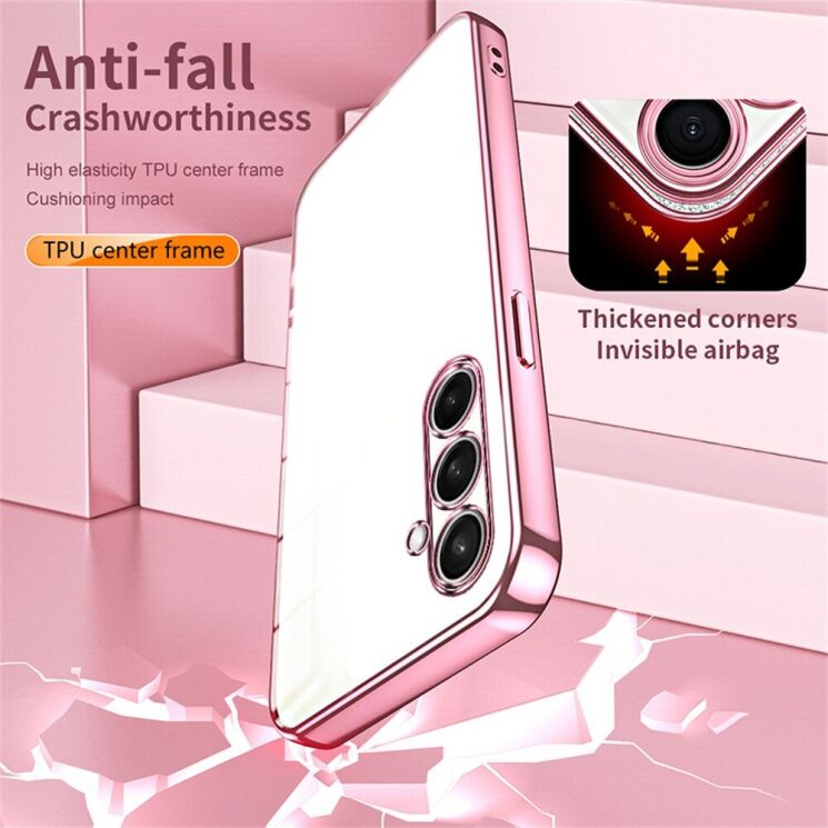 Защитный чехол Reframe Electroplating Frame для Samsung Galaxy A27 (A276) - Pink (408605P) Защитный чехол Reframe Electroplating Frame для Samsung Galaxy A27 (A276) - Pink: фото 6 из 7