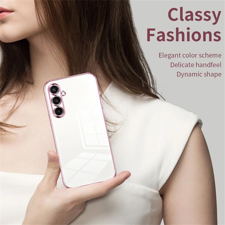 Защитный чехол Reframe Electroplating Frame для Samsung Galaxy A27 (A276) - Pink (408605P) Защитный чехол Reframe Electroplating Frame для Samsung Galaxy A27 (A276) - Pink: фото 7 из 7