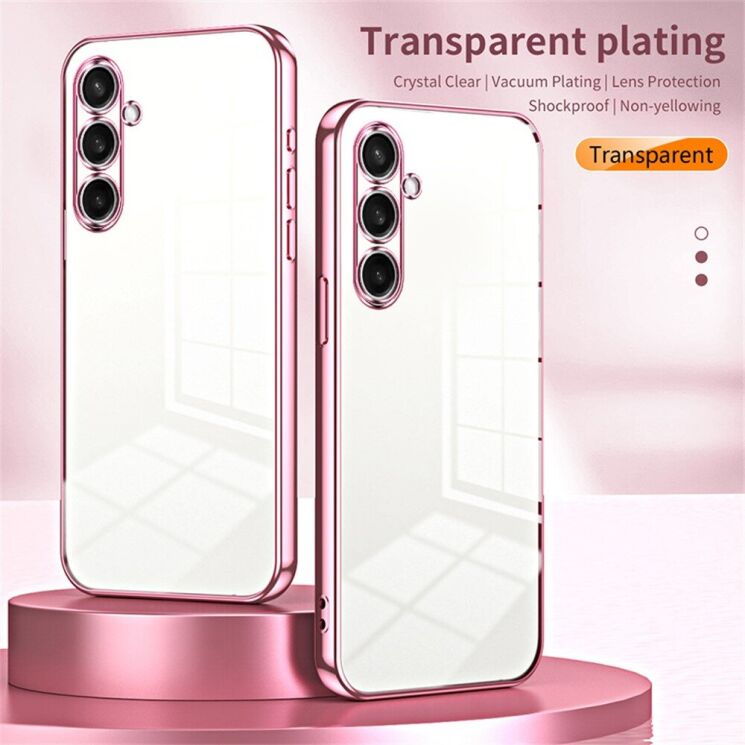 Защитный чехол Reframe Electroplating Frame для Samsung Galaxy A27 (A276) - Pink (408605P) Защитный чехол Reframe Electroplating Frame для Samsung Galaxy A27 (A276) - Pink: фото 3 из 7
