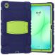 Защитный чехол Reframe Hybrid Armor для Samsung Galaxy Tab A11 Plus (X230/236) - Navy Blue / Lime (401622LG). Фото 2 из 9