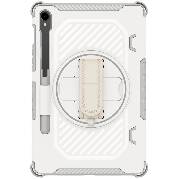 Захисний чохол Reframe Kickstand Strap для Samsung Galaxy Tab S7 / S8 / S9 / S9 FE (T870/T875/X700/X706/X710/X716/X510) - Grey: фото 6 з 18