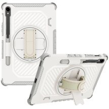 Захисний чохол Reframe Kickstand Strap для Samsung Galaxy Tab S7 / S8 / S9 / S9 FE (T870/T875/X700/X706/X710/X716/X510) - Grey: фото 1 з 18