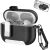 Защитный чехол Reframe Leather Texture для Apple AirPods Pro 2 - Black / White: фото 1 из 7
