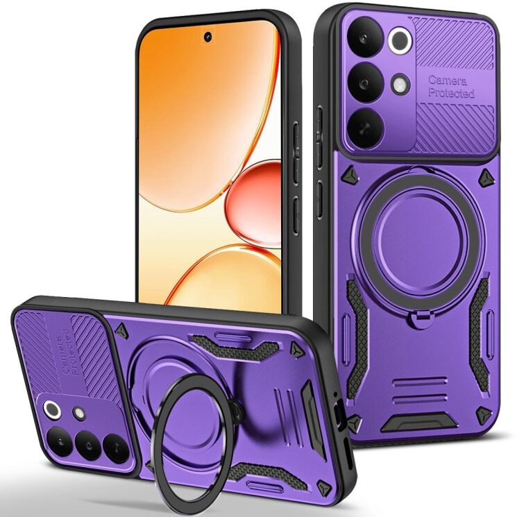 Защитный чехол Reframe Shockproof Case для Realme C85 Pro - Purple: фото 1 из 8