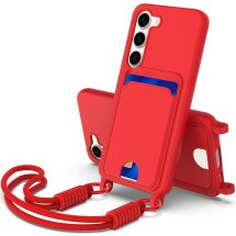 Защитный чехол Reframe Silicone Holder для Samsung Galaxy S23 (S911) - Red: фото 1 из 8
