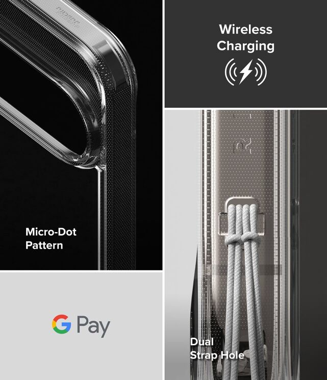 Защитный чехол RINGKE Fusion для Google Pixel 10 Pro XL - Clear: фото 13 из 15