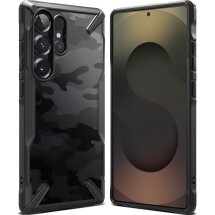 Защитный чехол Ringke Fusion X для Samsung Galaxy S25 Ultra (S938) 8800274969131 - Camo Black: фото 1 из 14