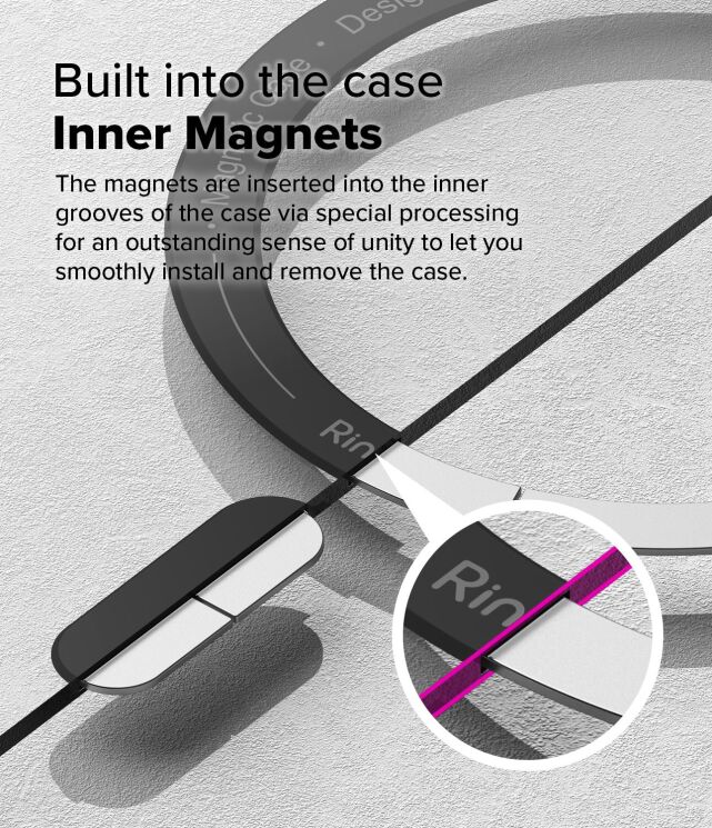 Защитный чехол Ringke Fusion X MagSafe для Apple iPhone 16 (8800274963276) - Black: фото 7 из 15