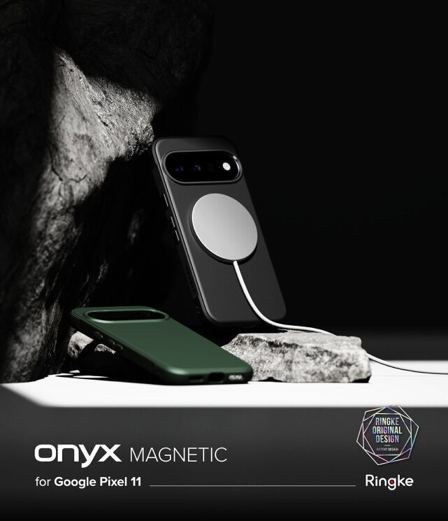 Защитный чехол Ringke Onyx Magnetic (FP) для Google Pixel 11 (8800380461437) - Dark Green: фото 2 из 17
