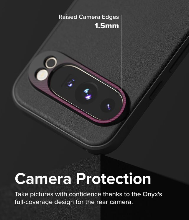 Захисний чохол Ringke Onyx Magnetic (FP) для Google Pixel 9 Pro XL (8809961788802) - Black: фото 7 з 17