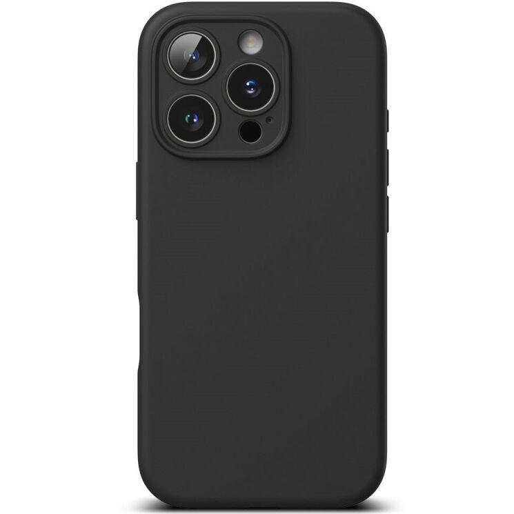 Защитный чехол Ringke Silicone Magnetic для Apple iPhone 16 Pro Max (8809961789625) - Black: фото 4 из 14