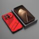 Захисний чохол з підставкою Deexe Bibercas для Xiaomi 15T Pro - Red (389844R). Фото 4 з 6