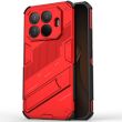 Захисний чохол з підставкою Deexe Bibercas для Xiaomi 15T Pro - Red (389844R)