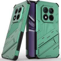 Захисний чохол з підставкою Deexe Bibercas для Xiaomi Redmi Note 15 Pro 5G - Green: фото 1 з 5