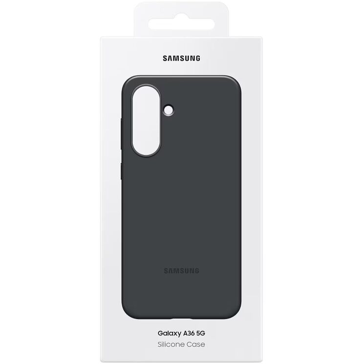Защитный чехол Silicone Case для Samsung Galaxy A36 (A366) EF-PA366CBEGWW - Black: фото 6 из 6