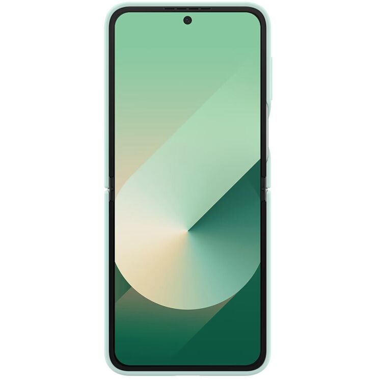 Защитный чехол Silicone Case (FF) для Samsung Galaxy Flip 6 (EF-PF741TMEGUA) - Mint: фото 2 из 6