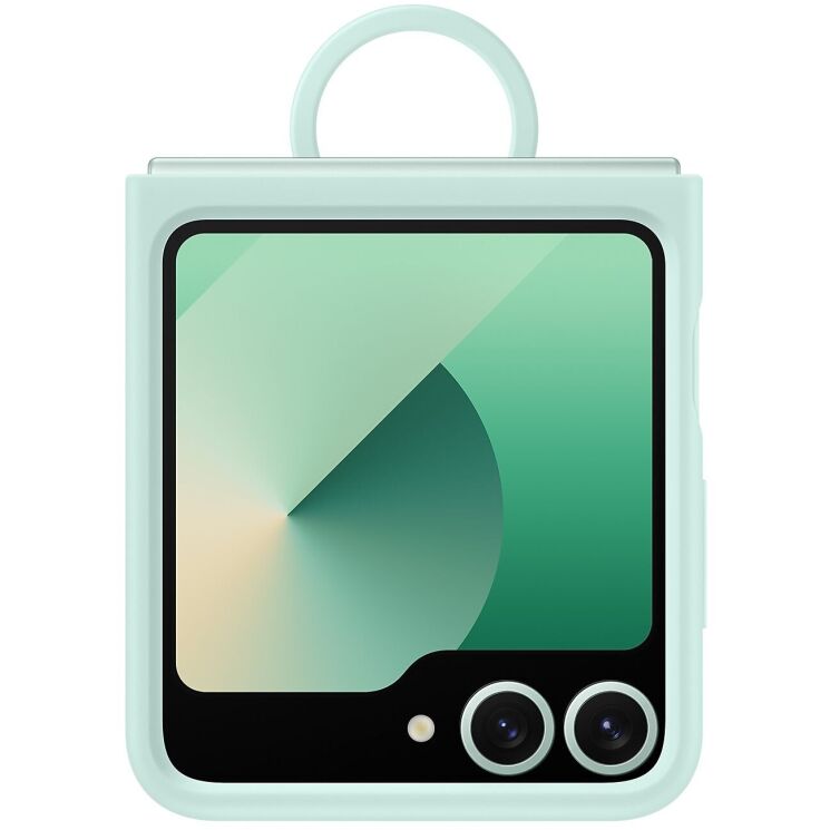 Защитный чехол Silicone Case (FF) для Samsung Galaxy Flip 6 (EF-PF741TMEGUA) - Mint: фото 4 из 6