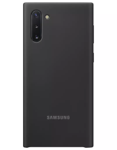 Захисний чохол Silicone Cover для Samsung Galaxy Note 10 (N970) EF-PN970TBEGRU - Black: фото 1 з 5