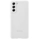 Защитный чехол Silicone Cover для Samsung Galaxy S21 FE (G990) EF-PG990TWEGRU - White (230670W). Фото 1 из 5