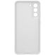 Защитный чехол Silicone Cover для Samsung Galaxy S21 FE (G990) EF-PG990TWEGRU - White (230670W). Фото 5 из 5