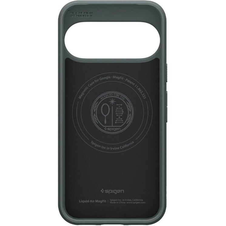 Захисний чохол Spigen Liquid Air (MagFit) для Google Pixel 11 Pro (ACS11858) - Abyss Green: фото 3 з 12