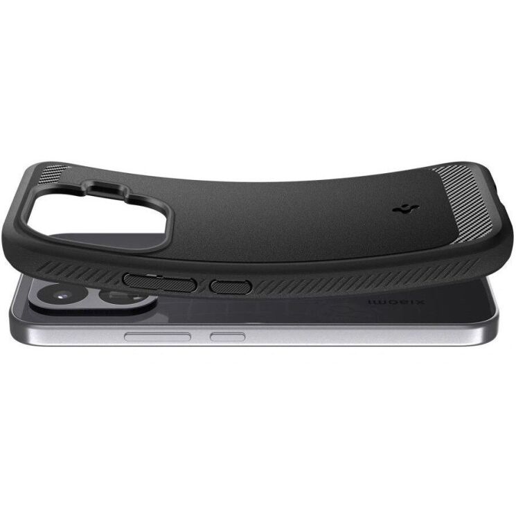 Защитный чехол Spigen Rugged Armor для Xiaomi 17T (ACS11870) - Black (408866B) Защитный чехол Spigen Rugged Armor для Xiaomi 17T (ACS11870) - Black: фото 5 из 11
