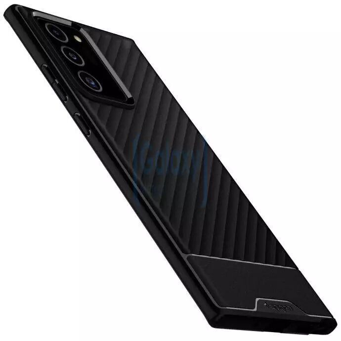 Защитный чехол Spigen (SGP) Core Armor для Samsung Galaxy Note 20 Ultra (N985) - Matte Black: фото 3 из 9