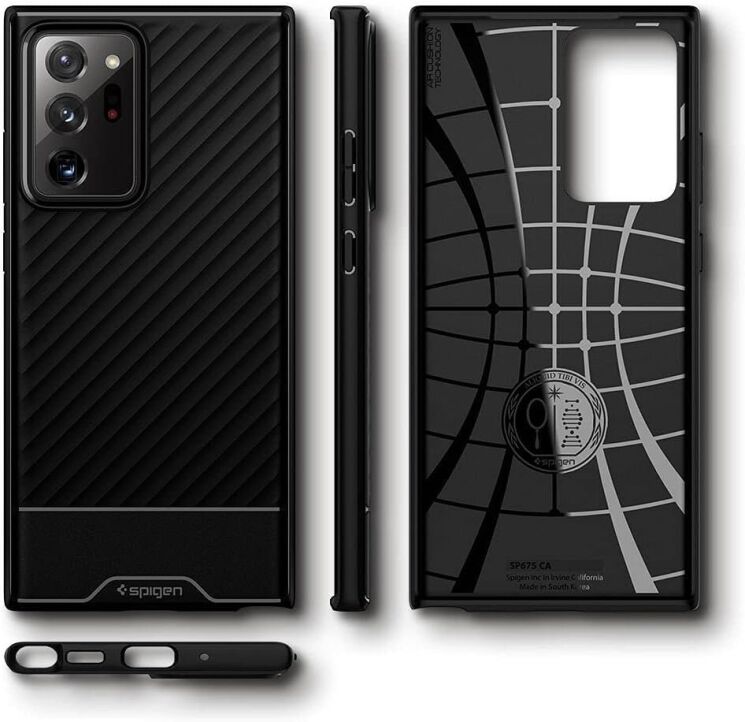 Защитный чехол Spigen (SGP) Core Armor для Samsung Galaxy Note 20 Ultra (N985) - Matte Black: фото 9 из 9