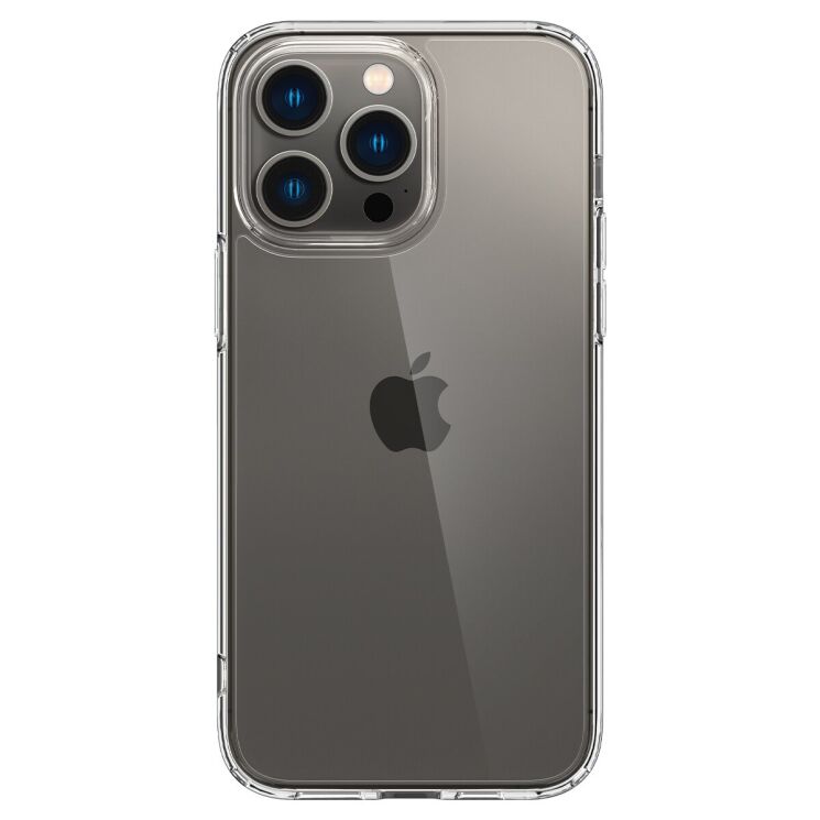 Защитный чехол Spigen (SGP) Crystal Hybrid для Apple iPhone 14 Pro Max - Crystal Clear: фото 2 из 7