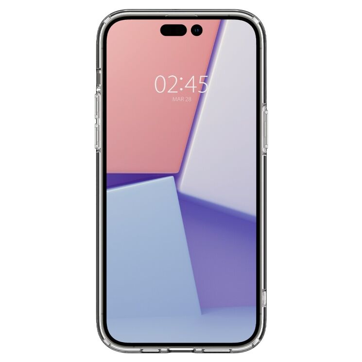 Защитный чехол Spigen (SGP) Crystal Hybrid для Apple iPhone 14 Pro Max - Crystal Clear: фото 5 из 7