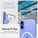Защитный чехол Spigen (SGP) Liquid Crystal (MagFit) для Apple iPhone 16 Plus - White (360680W). Фото 5 из 9