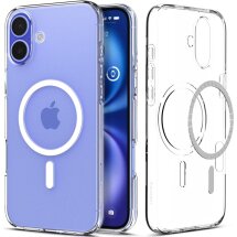 Захисний чохол Spigen (SGP) Liquid Crystal (MagFit) для Apple iPhone 16 Plus - White: фото 1 з 9