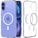 Защитный чехол Spigen (SGP) Liquid Crystal (MagFit) для Apple iPhone 16 Plus - White (360680W). Фото 1 из 9
