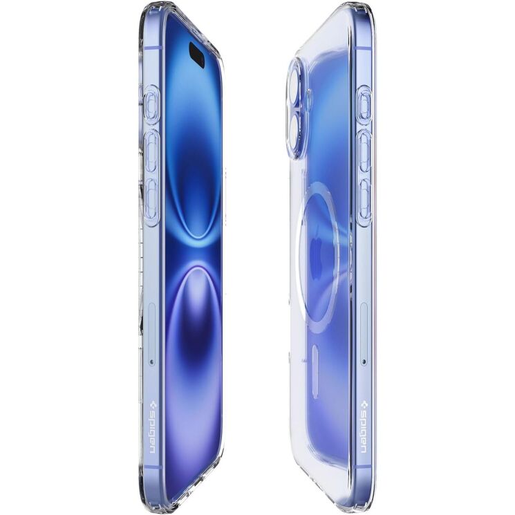Защитный чехол Spigen (SGP) Liquid Crystal (MagFit) для Apple iPhone 16 Plus - White: фото 3 из 9