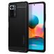 Защитный чехол Spigen (SGP) Rugged Armor для Xiaomi Redmi Note 10 Pro - Matte Black (278470B). Фото 1 из 15
