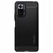 Защитный чехол Spigen (SGP) Rugged Armor для Xiaomi Redmi Note 10 Pro - Matte Black (278470B). Фото 8 из 15