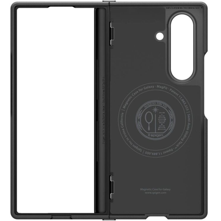 Защитный чехол Spigen (SGP) Slim Armor Pro (MagFit) для Samsung Galaxy Fold 7 (ACS09551) - Black: фото 10 из 21