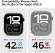 Защитный чехол Spigen (SGP) Thin Fit (FW) для Apple Watch 10 42 mm (ACS08588) - Black (364222B). Фото 10 из 16