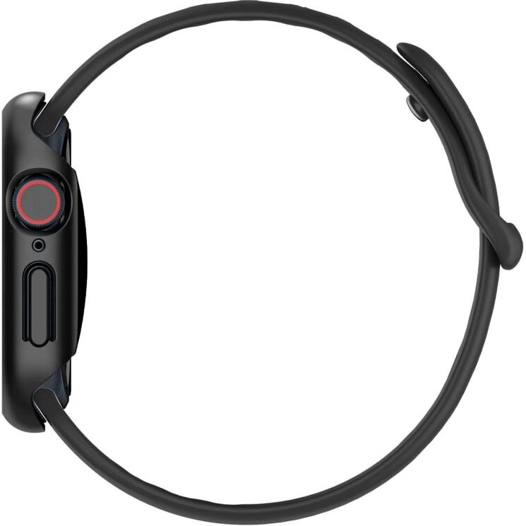 Защитный чехол Spigen (SGP) Thin Fit (FW) для Apple Watch 10 42 mm (ACS08588) - Black: фото 9 из 16