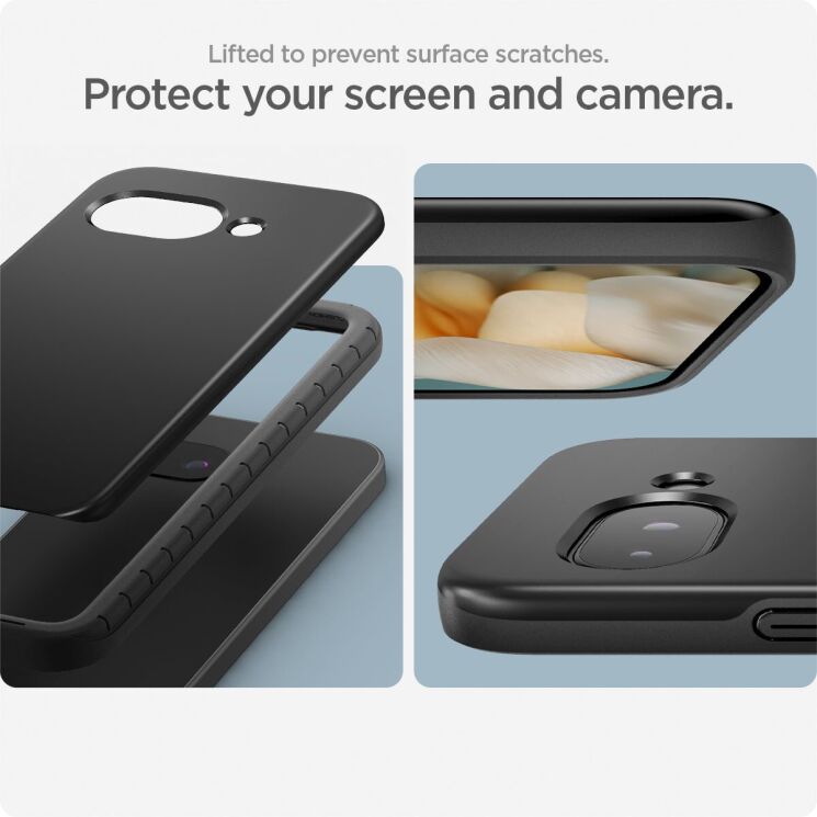 Захисний чохол Spigen (SGP) Thin Fit (MagFit) для Google Pixel 9a (ACS09038) - Navy Blue: фото 17 з 18