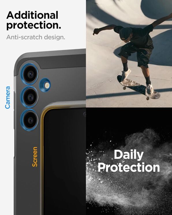 Защитный чехол Spigen (SGP) Tough Armor (MagFit) для Samsung Galaxy S24 FE (S721) - Black: фото 15 из 16