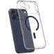 Защитный чехол Spigen Ultra Hybrid (MagFit) для iPhone 17 Pro Max (ACS11108) - Clear / Deep Blue (389232L). Фото 3 из 10