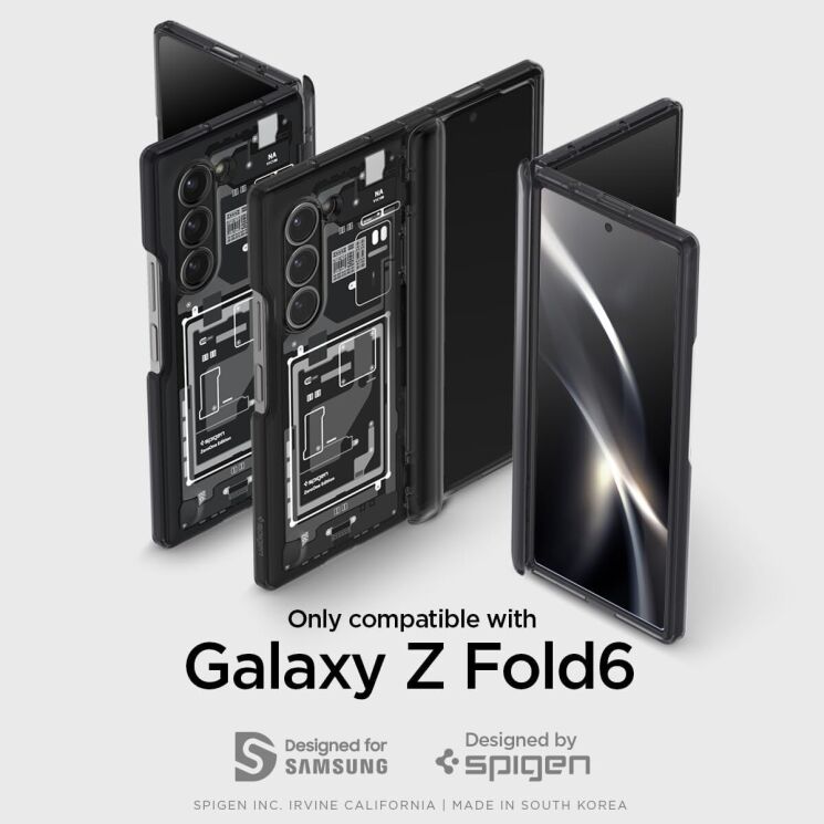 Защитный чехол Spigen (SGP) Ultra Hybrid Pro Zero One для Samsung Galaxy Fold 6 - Black: фото 17 из 22