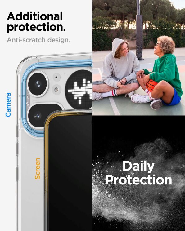 Защитный чехол Spigen Ultra Hybrid для Nothing Phone (4a) Pro (ACS11632) - Crystal Clear (411434C) Защитный чехол Spigen Ultra Hybrid для Nothing Phone (4a) Pro (ACS11632) - Crystal Clear: фото 9 из 10